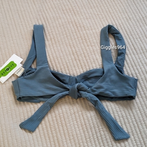 L*Space Nikita Bikini Top Ecorib Slated Glass - Picture 2 of 3